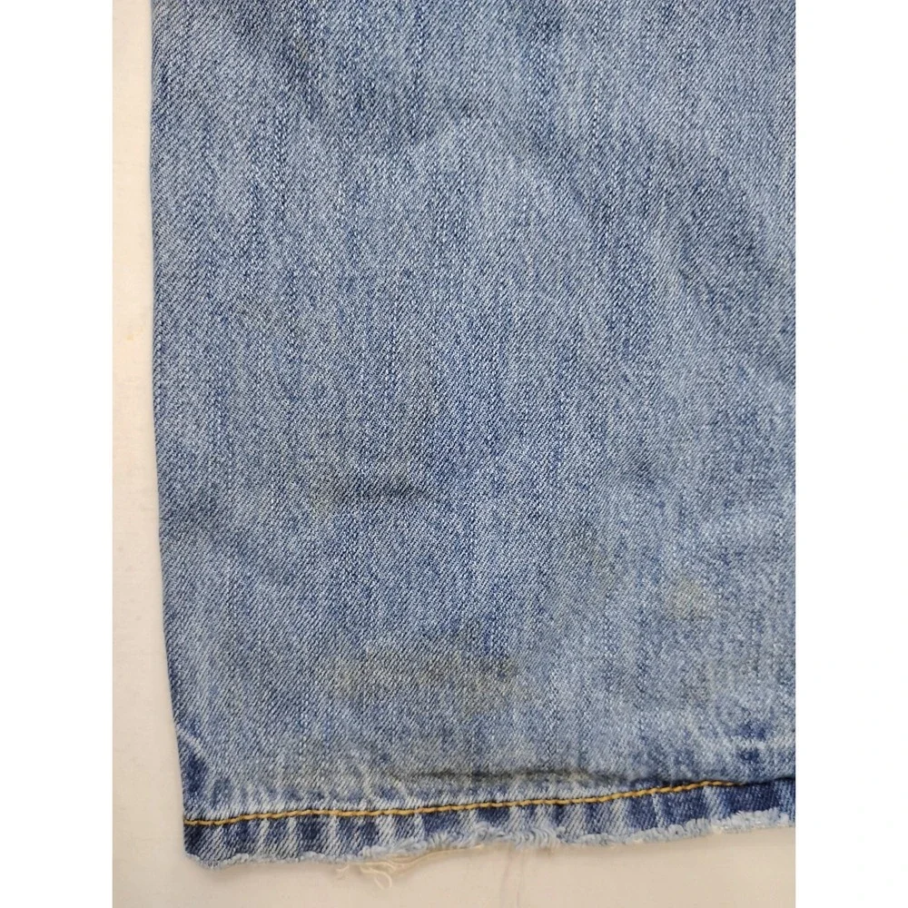 Aeropostale Benton Original Bootcut Jeans Mens 34x34 Faded Wash Blue Y2K